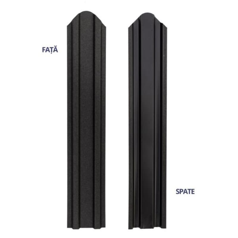 Șipcă Metalică P9 - 9005 MAT